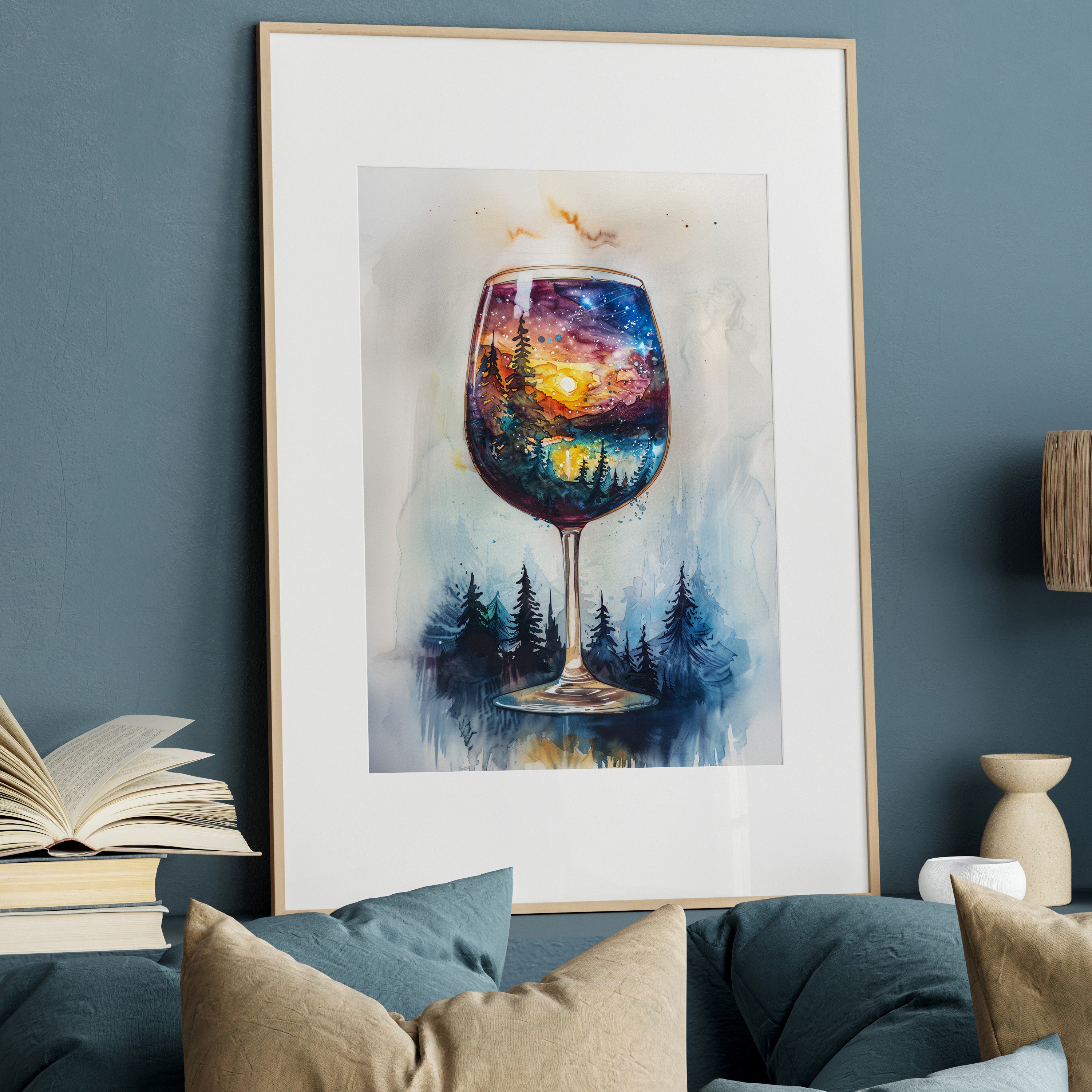 Galaxy Within the Wine Glass