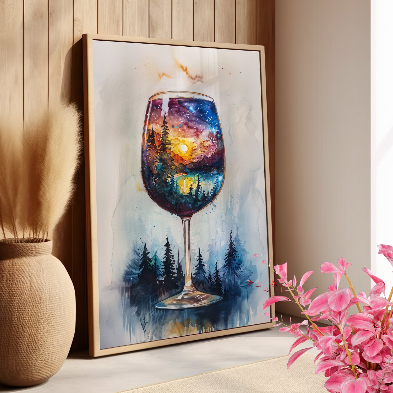 Galaxy Within the Wine Glass