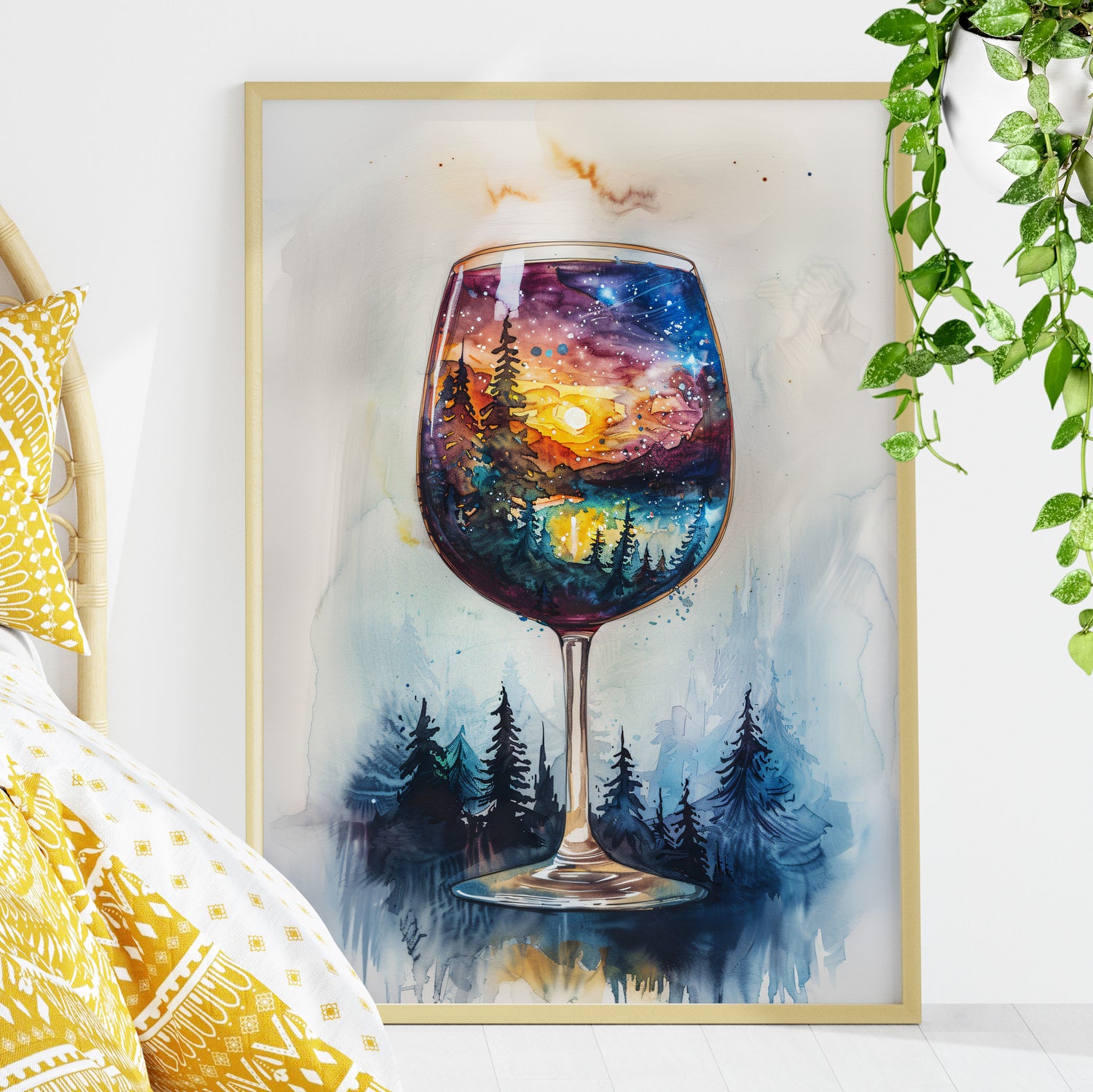 Galaxy Within the Wine Glass