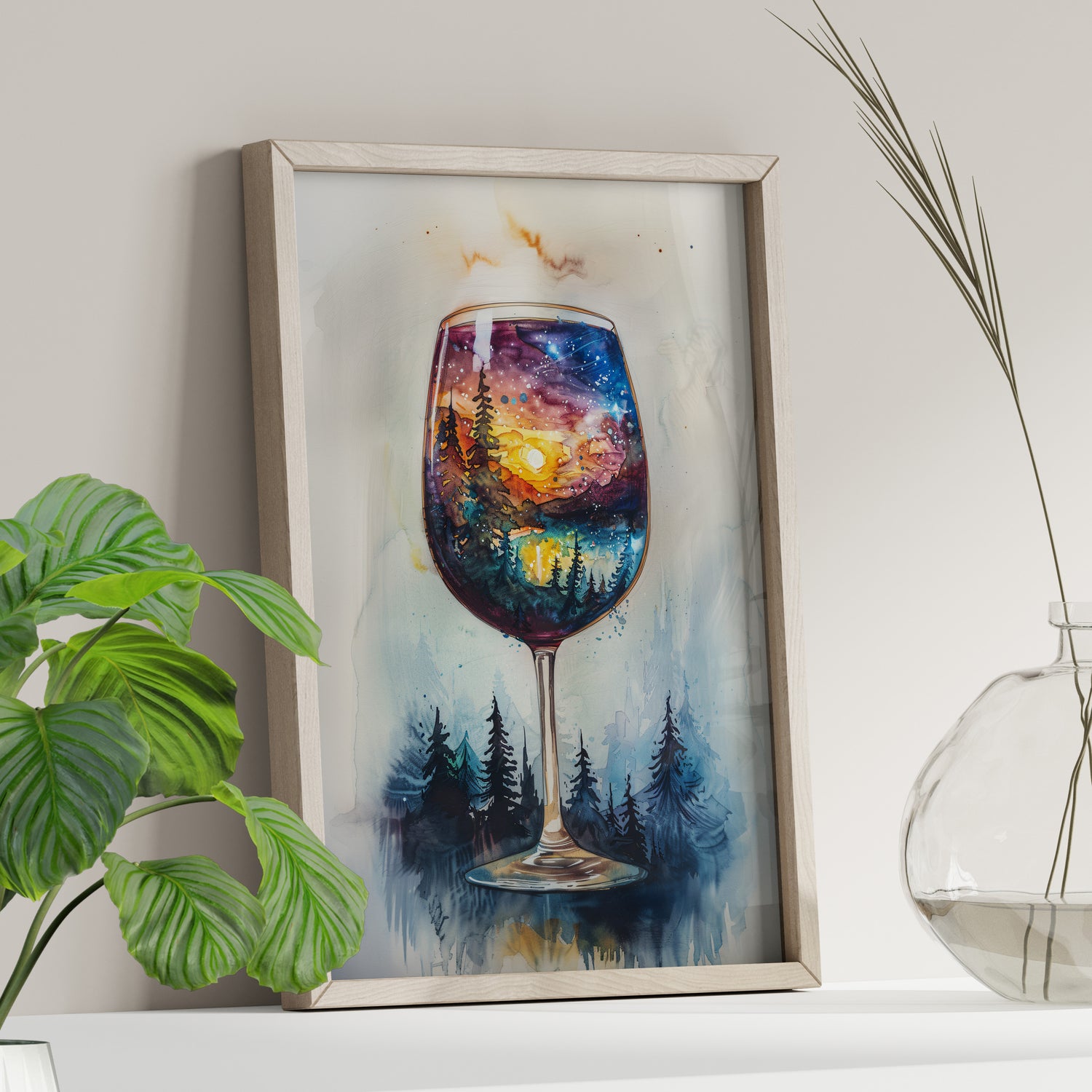 Galaxy Within the Wine Glass