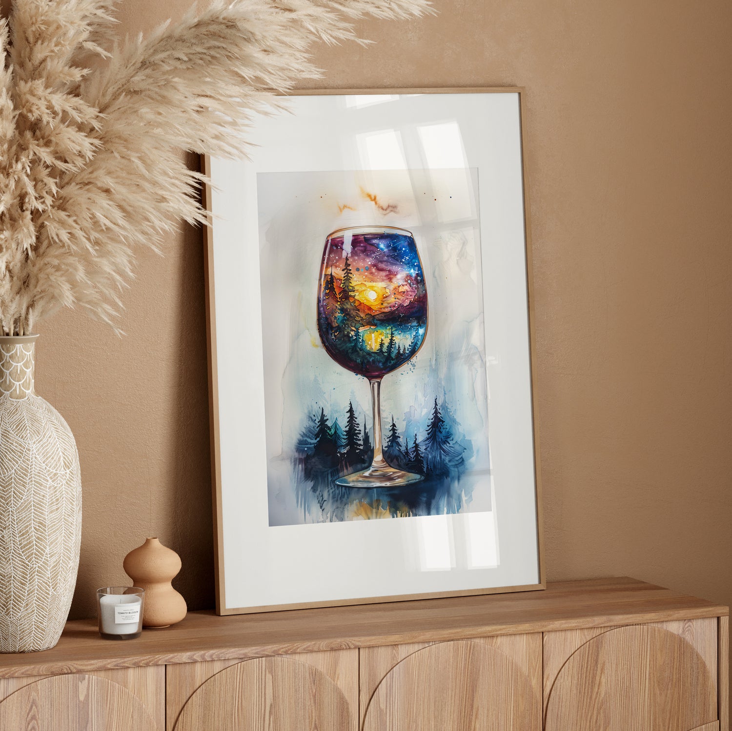 Galaxy Within the Wine Glass