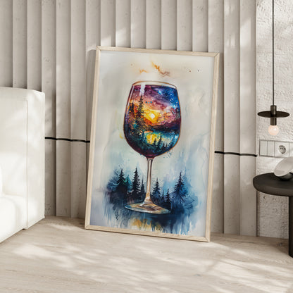 Galaxy Within the Wine Glass