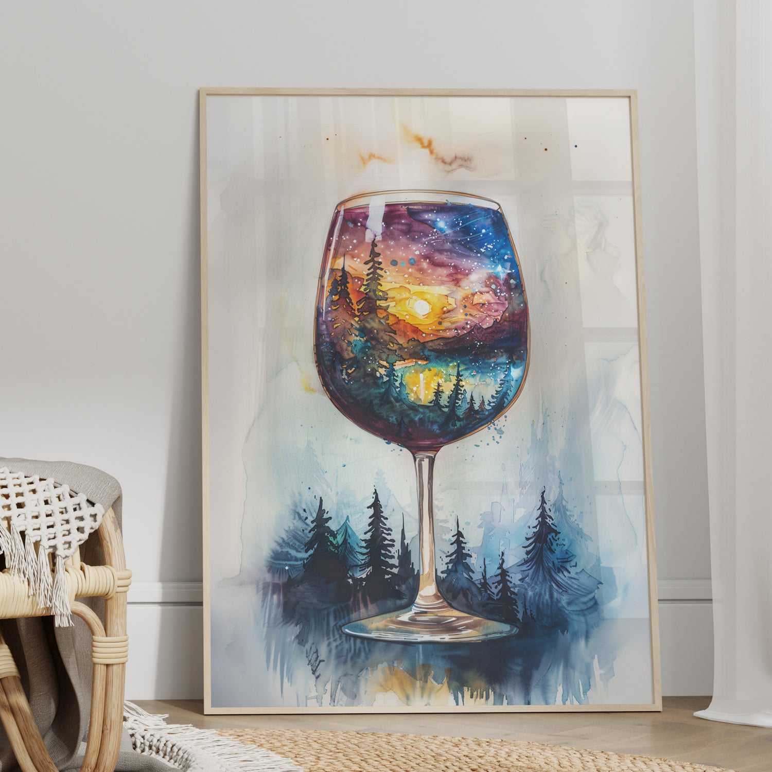 Galaxy Within the Wine Glass