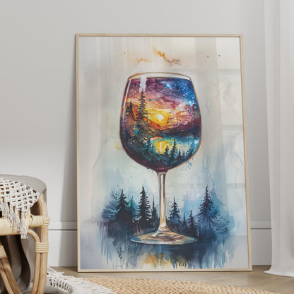 Galaxy Within the Wine Glass