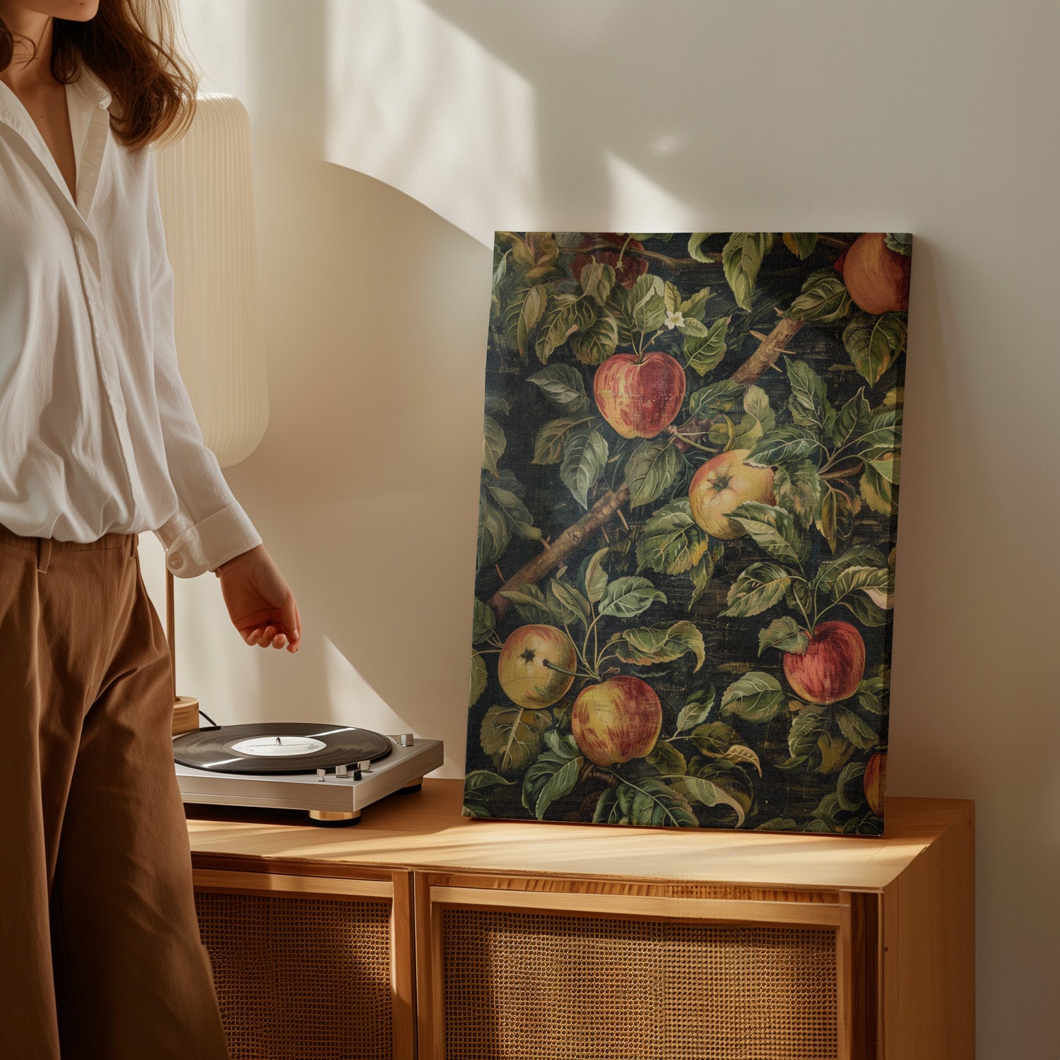 .75" Matte Canvas - Orchard Harvest Apples