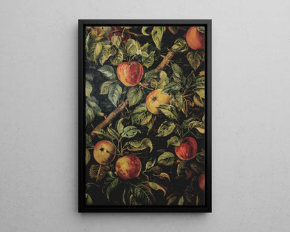 Framed Canvas - Orchard Harvest Apples