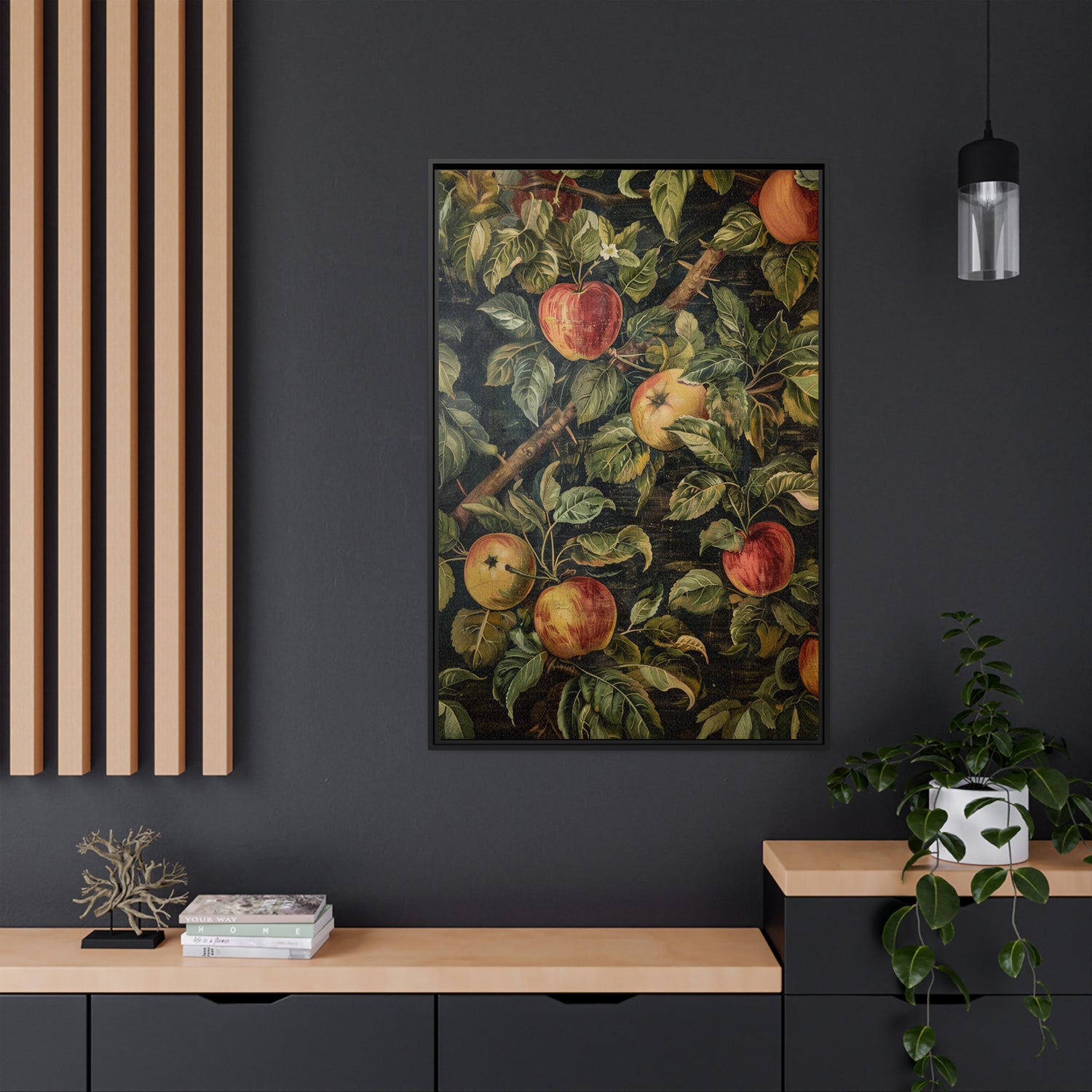 Framed Canvas - Orchard Harvest Apples