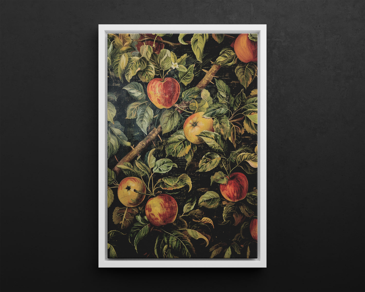 Framed Canvas - Orchard Harvest Apples