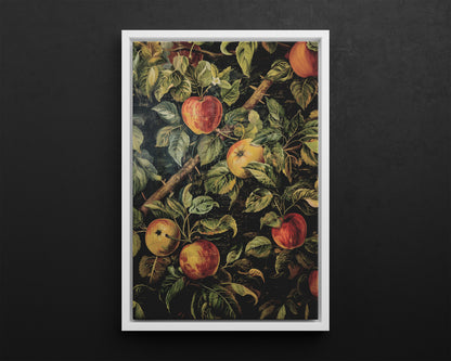 Framed Canvas - Orchard Harvest Apples