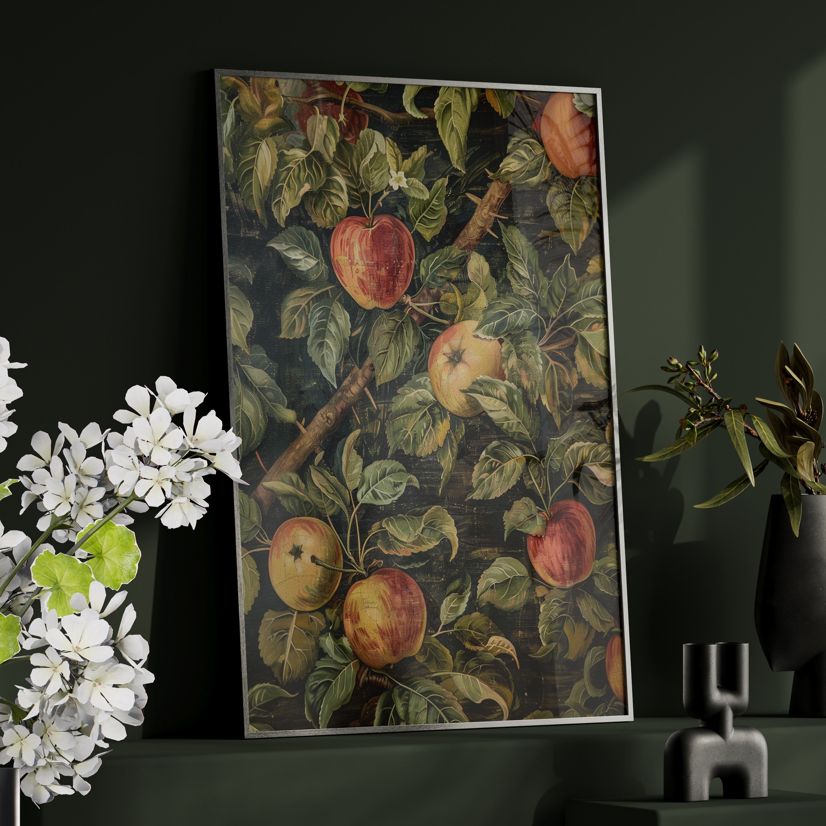 Framed Paper Print - Orchard Harvest Apples