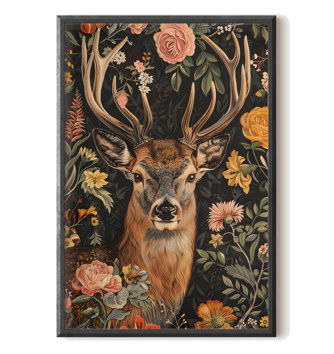 Floral Deer Majesty