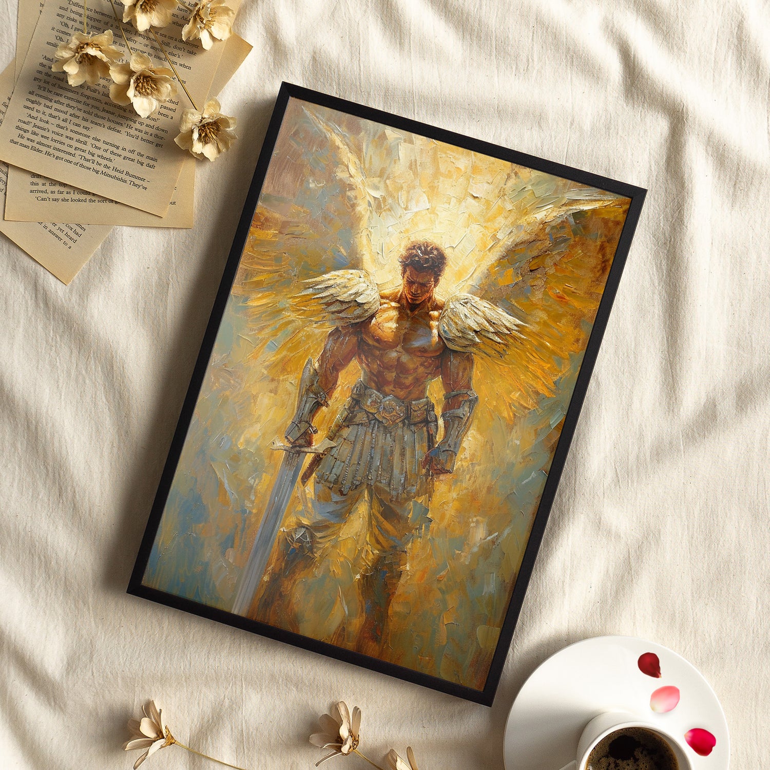 Framed Paper Print - Celestial Warrior&