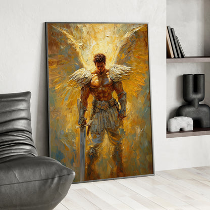 Framed Paper Print - Celestial Warrior&