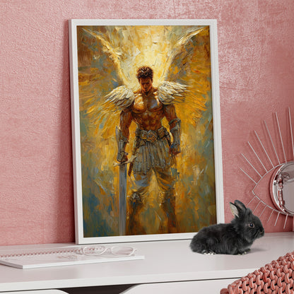 Framed Paper Print - Celestial Warrior&