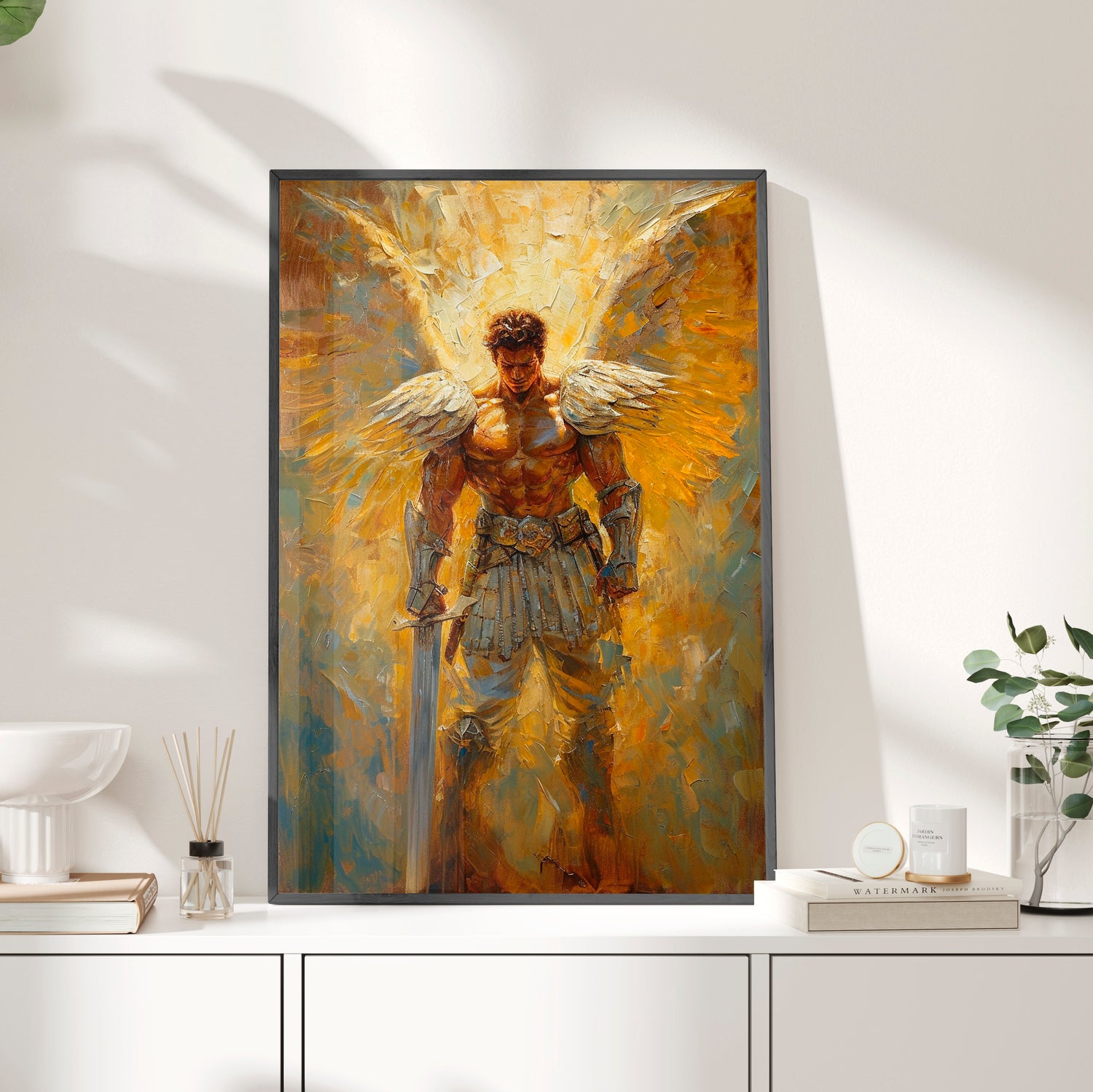 Framed Paper Print - Celestial Warrior&