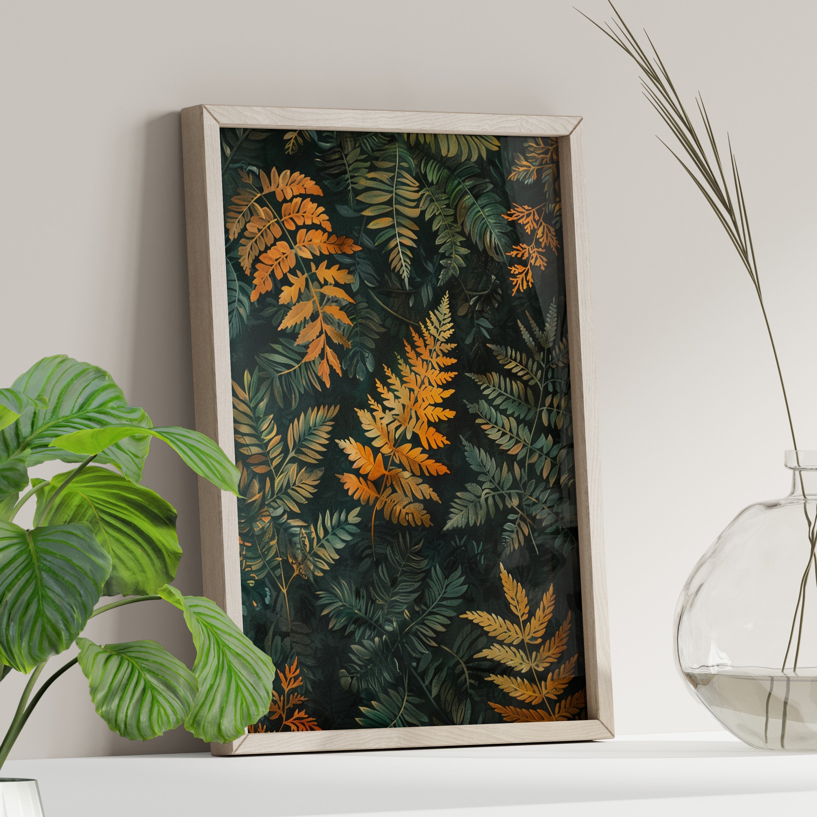 Golden Fern Elegance