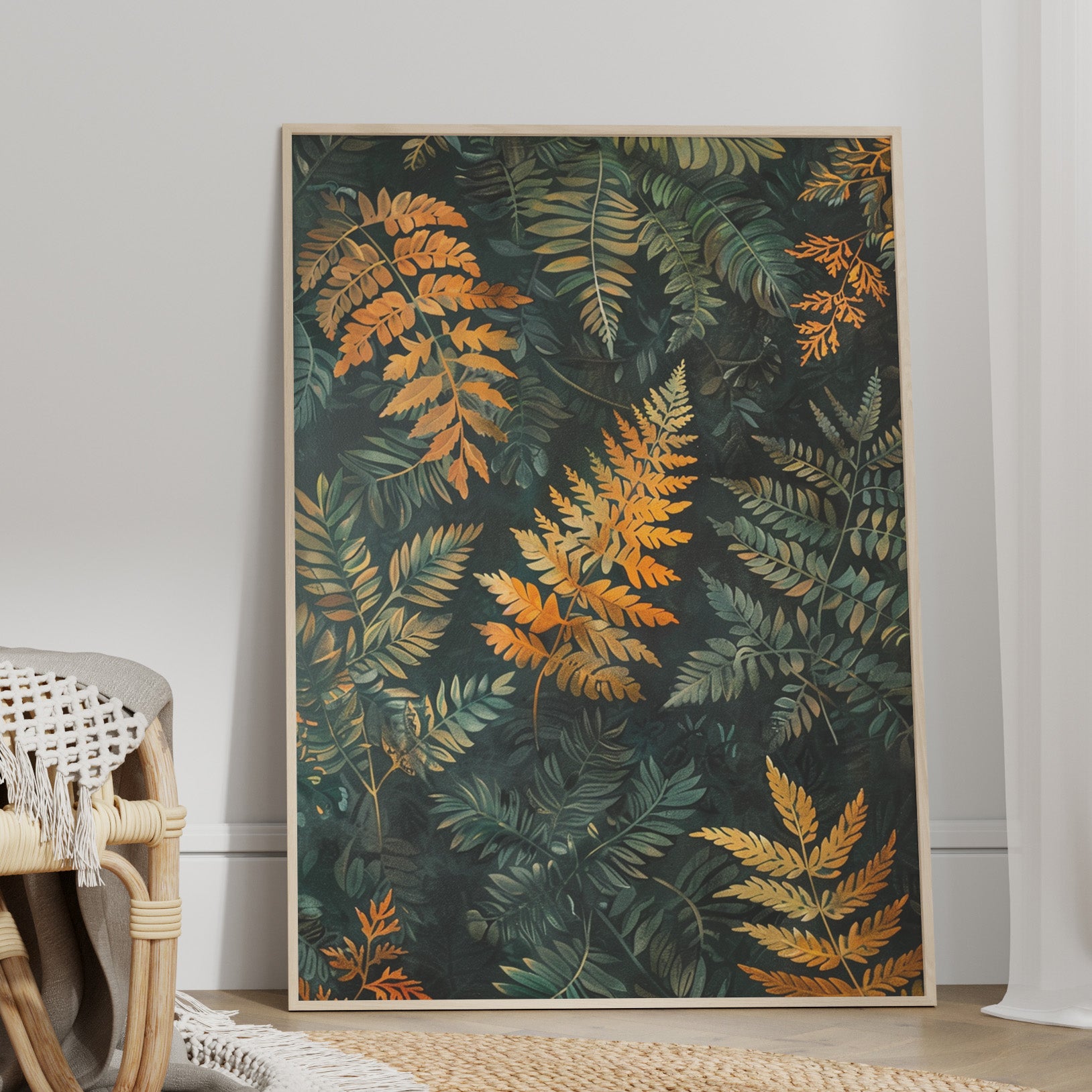 Golden Fern Elegance