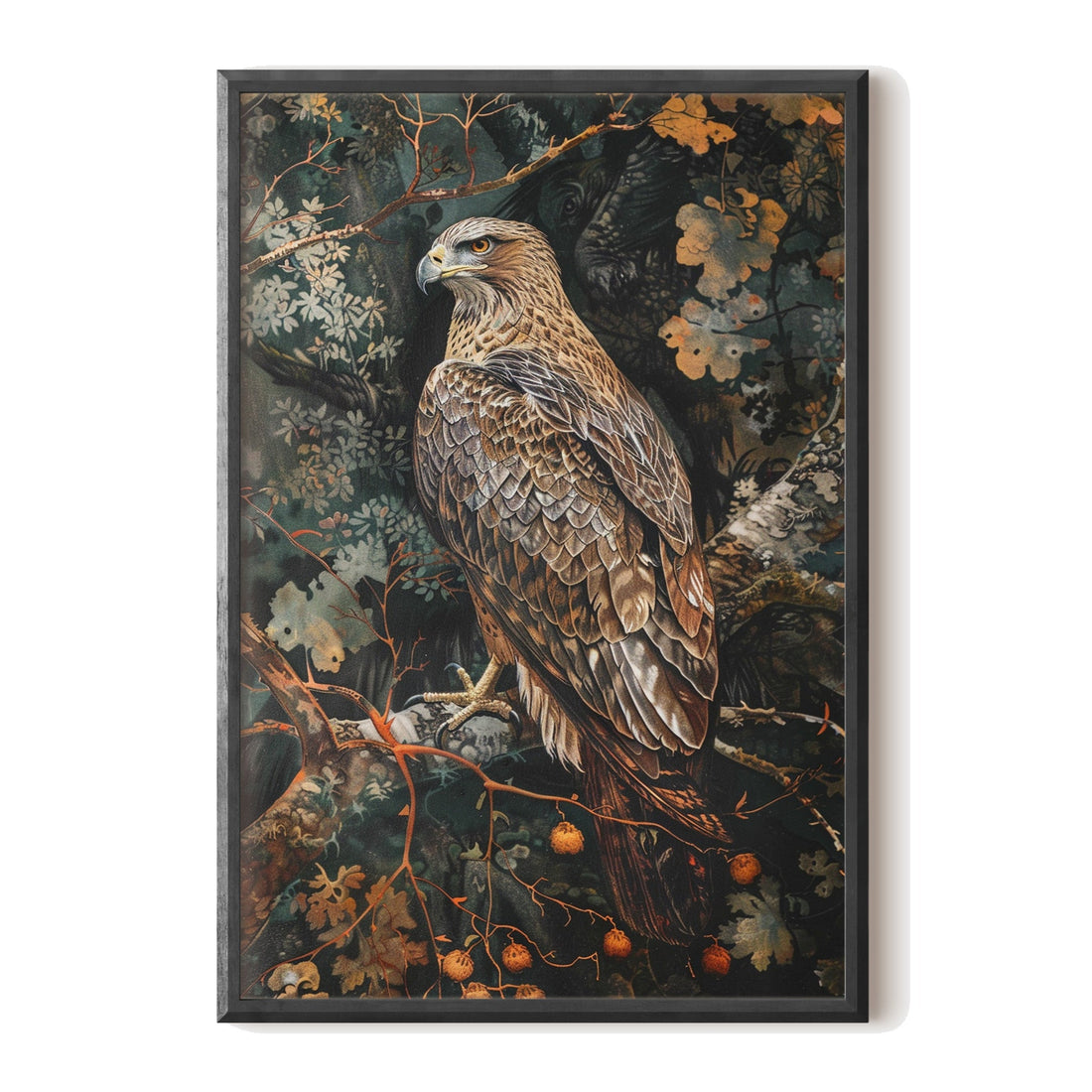 Majestic Hawk in Autumn