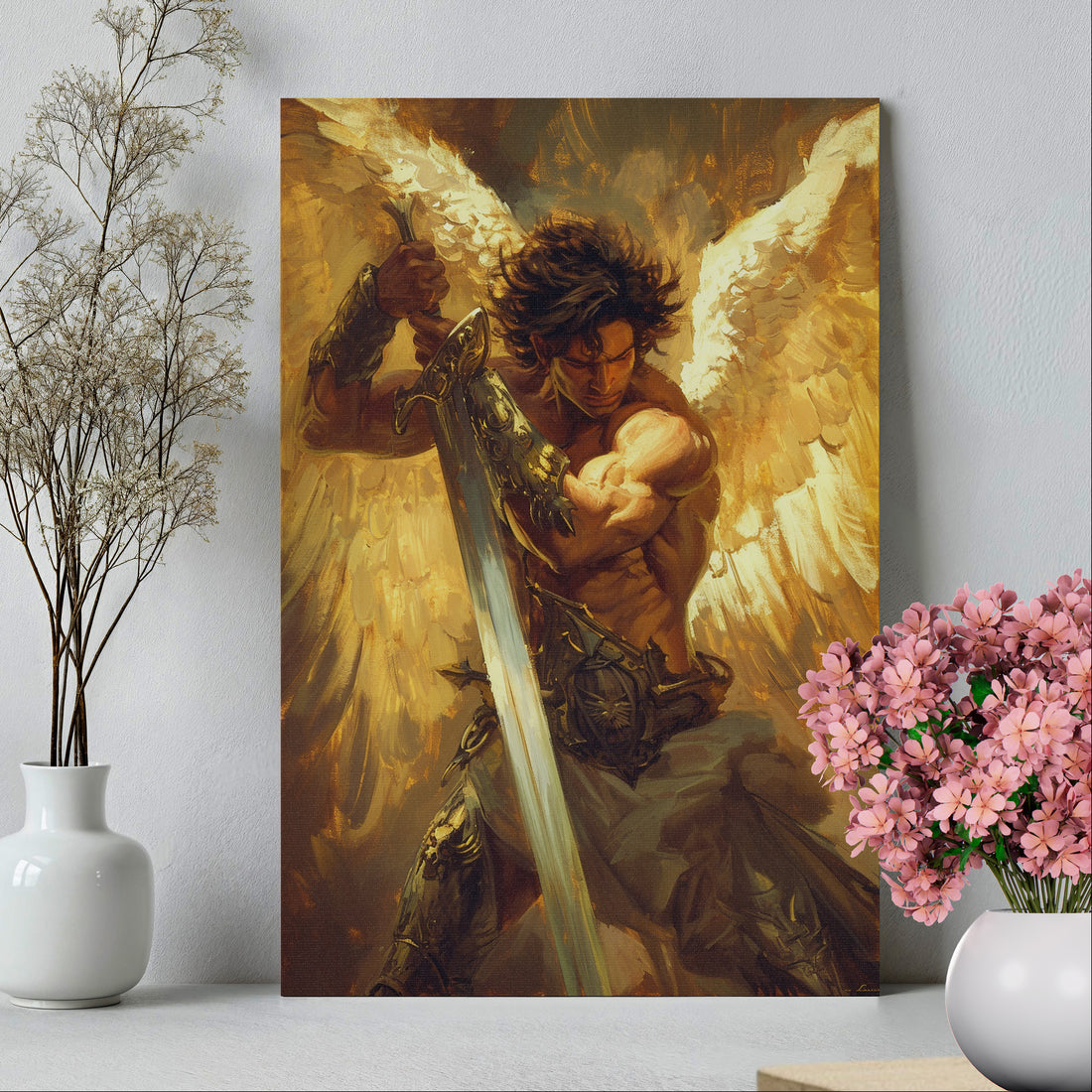 .75&quot; Matte Canvas - Celestial Warrior&