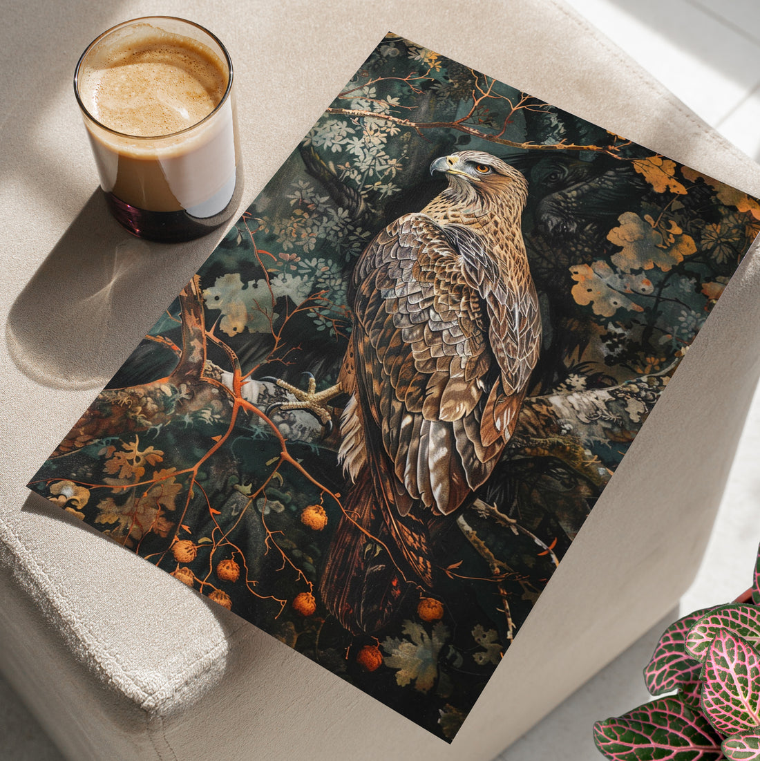 Majestic Hawk in Autumn