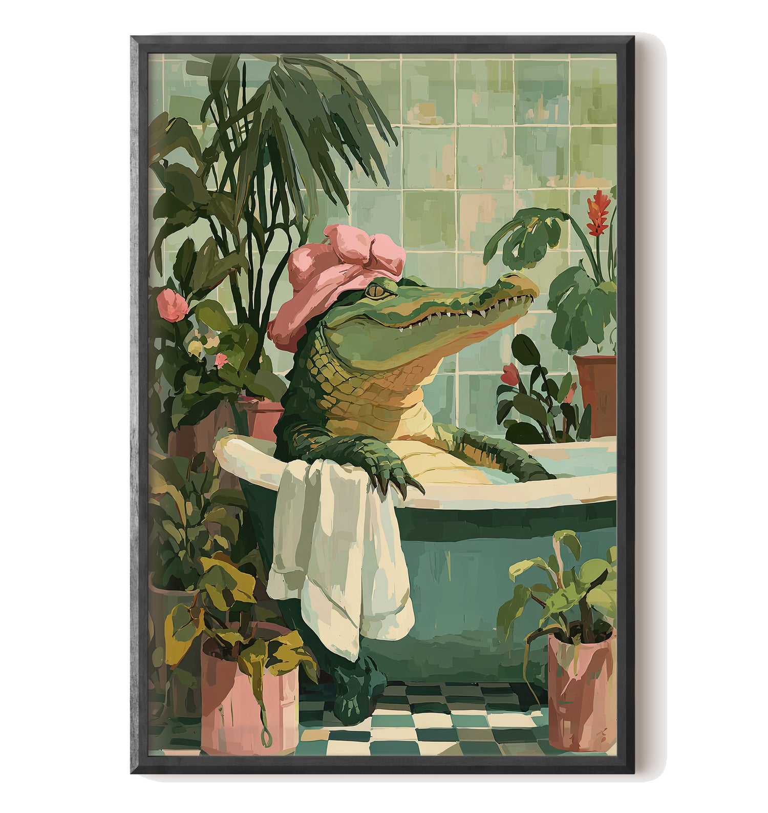 Bathtub Alligator Spa Day