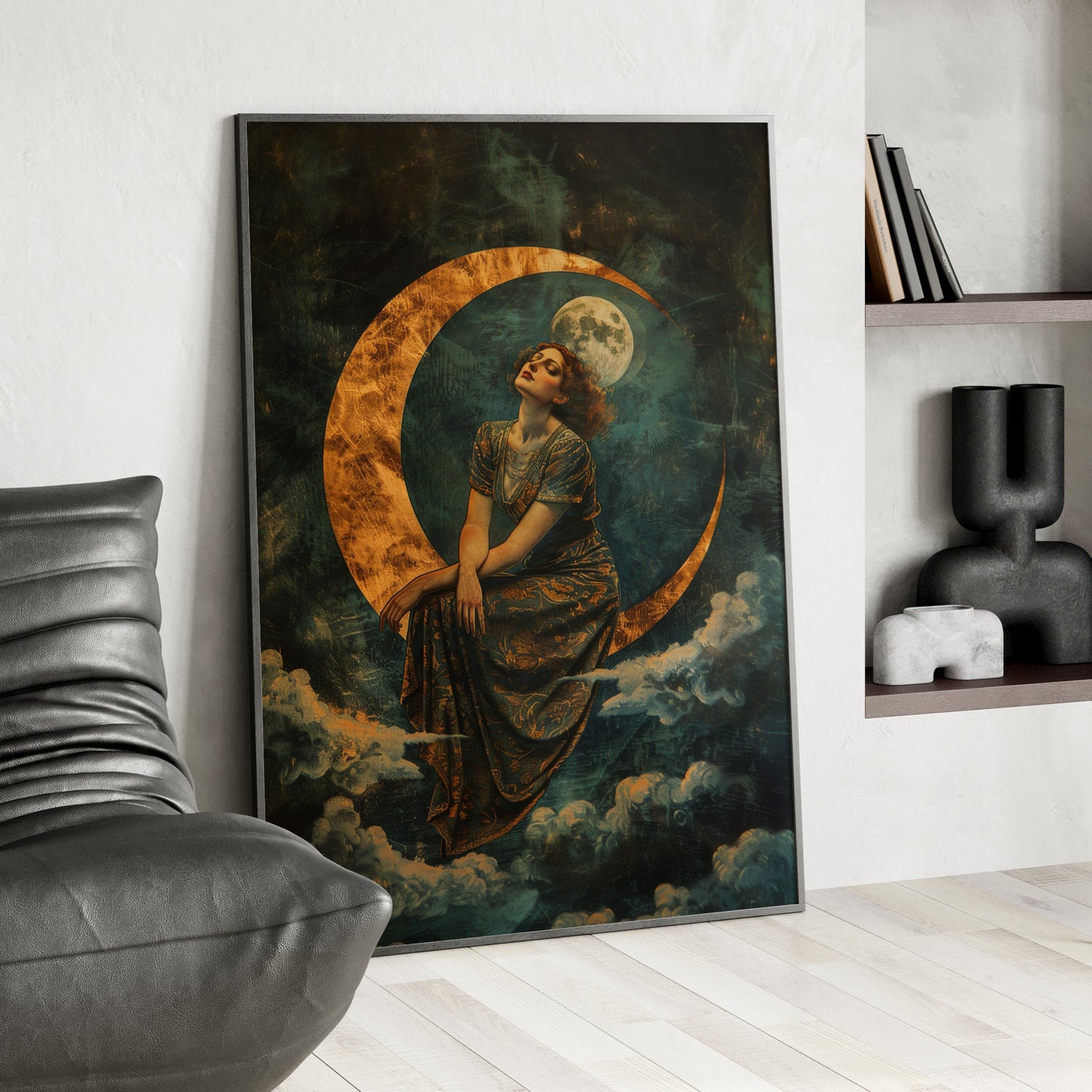 Framed Paper Print - Moonlit Reverie