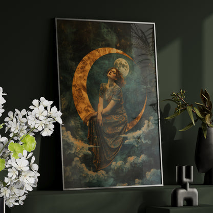 Framed Paper Print - Moonlit Reverie