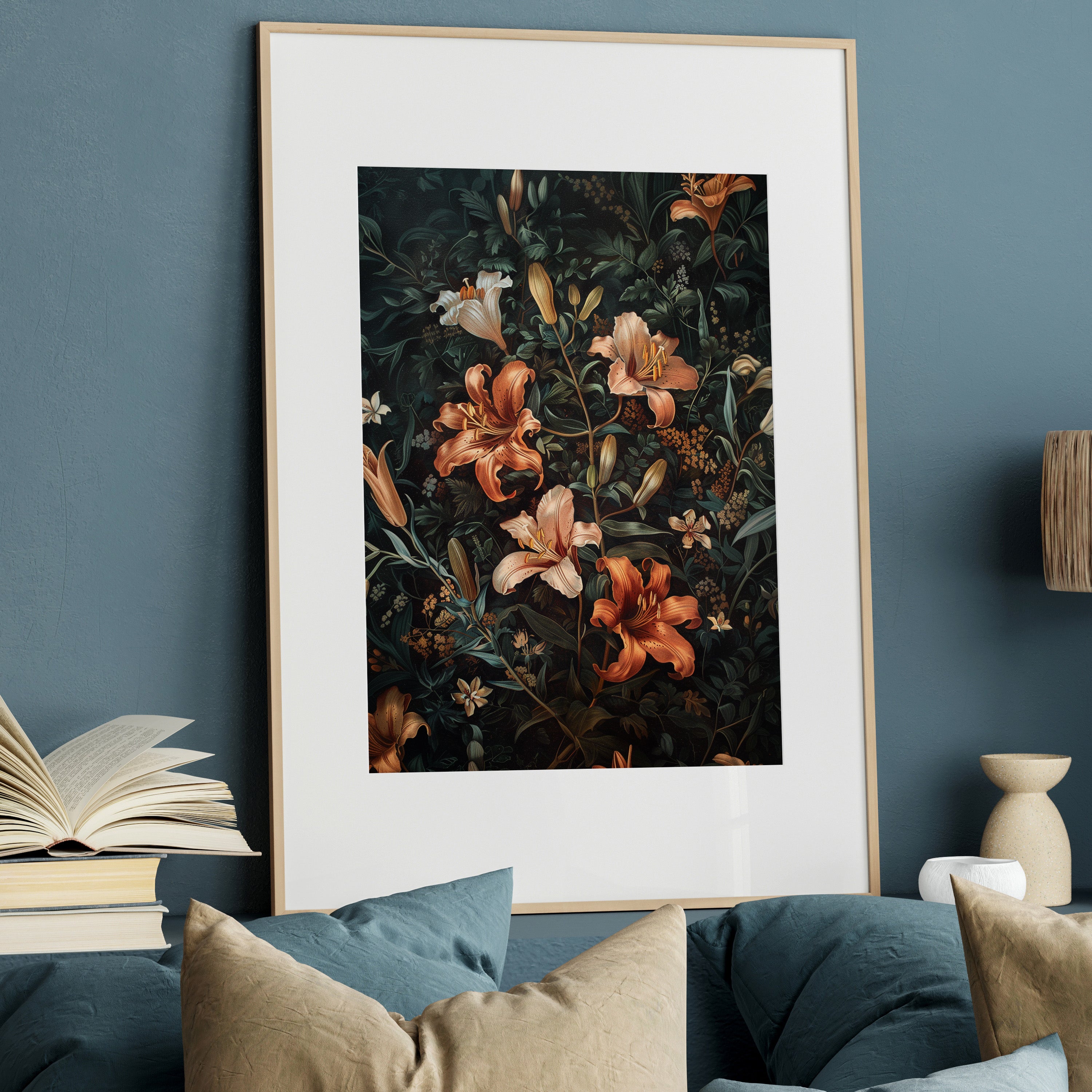 Elegant Blooming Lilies