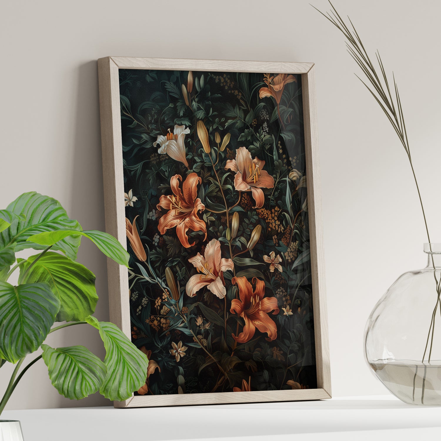 Elegant Blooming Lilies