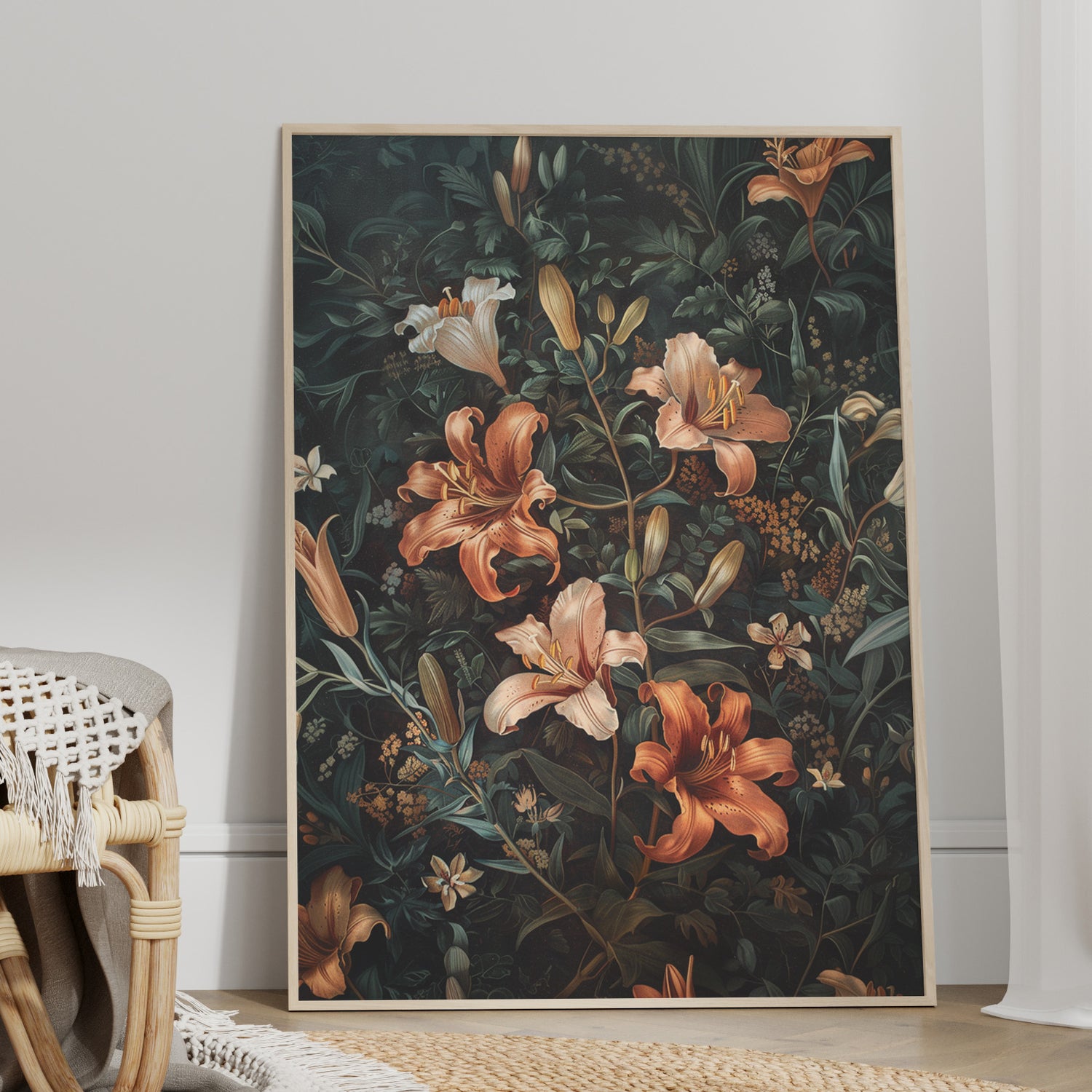 Elegant Blooming Lilies