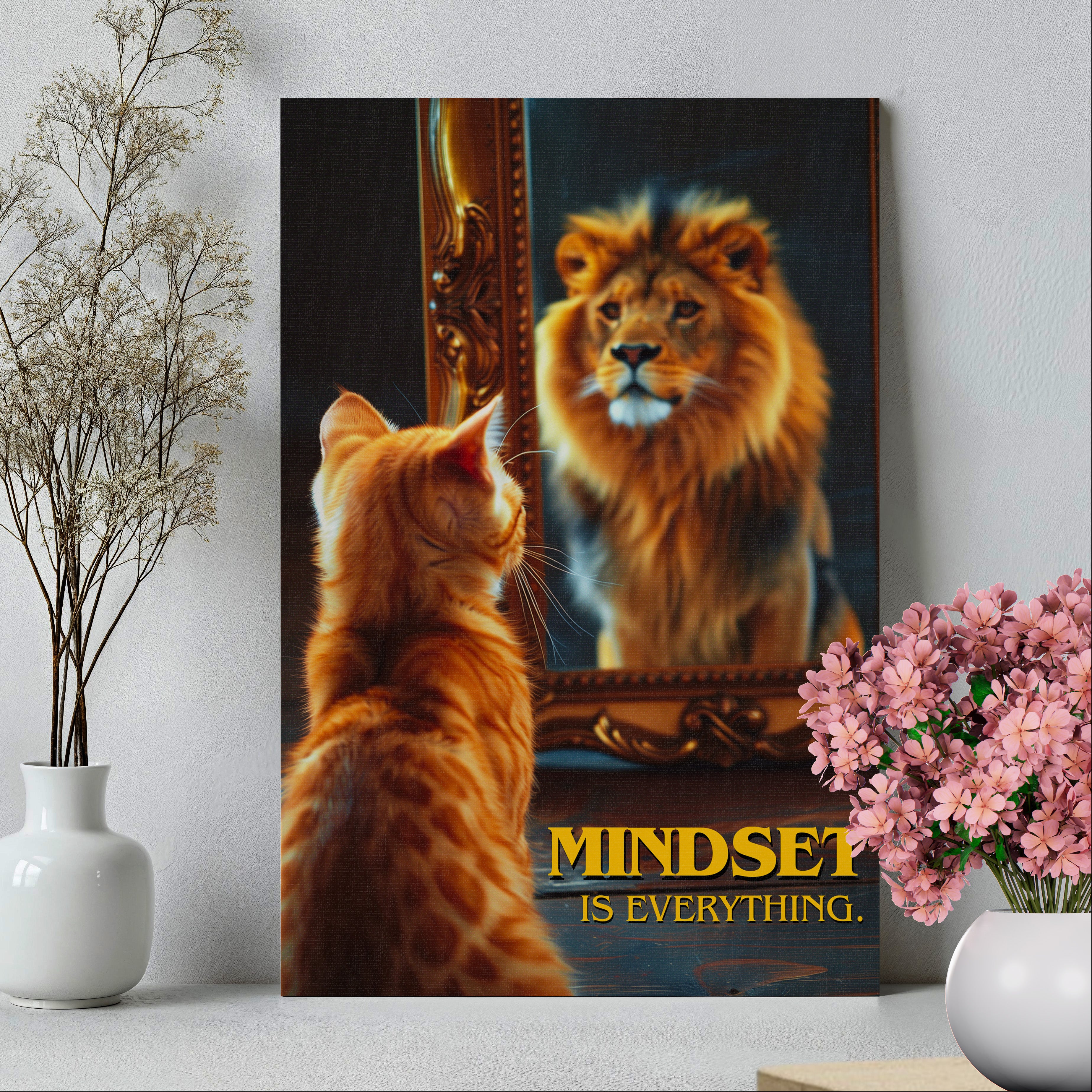 .75&quot; Matte Canvas - Cat&