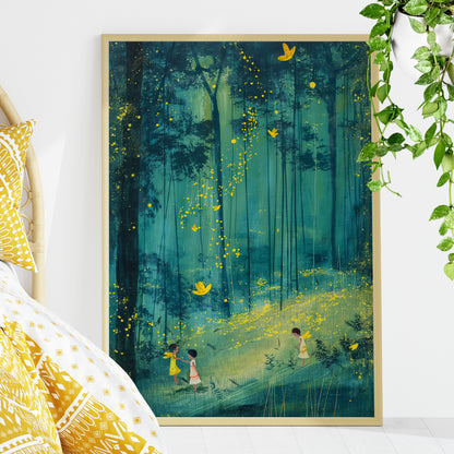 Enchanted Firefly Forest