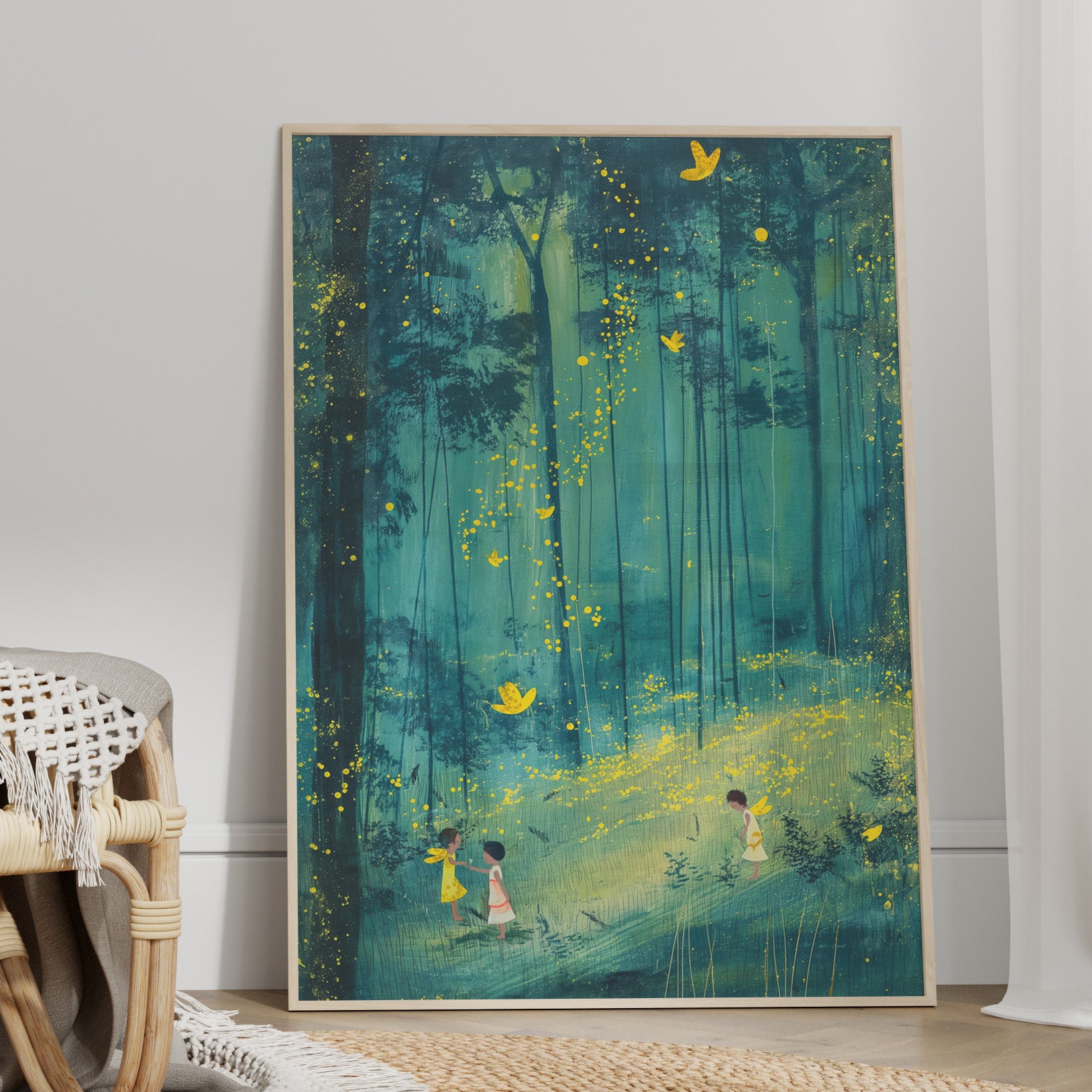 Enchanted Firefly Forest