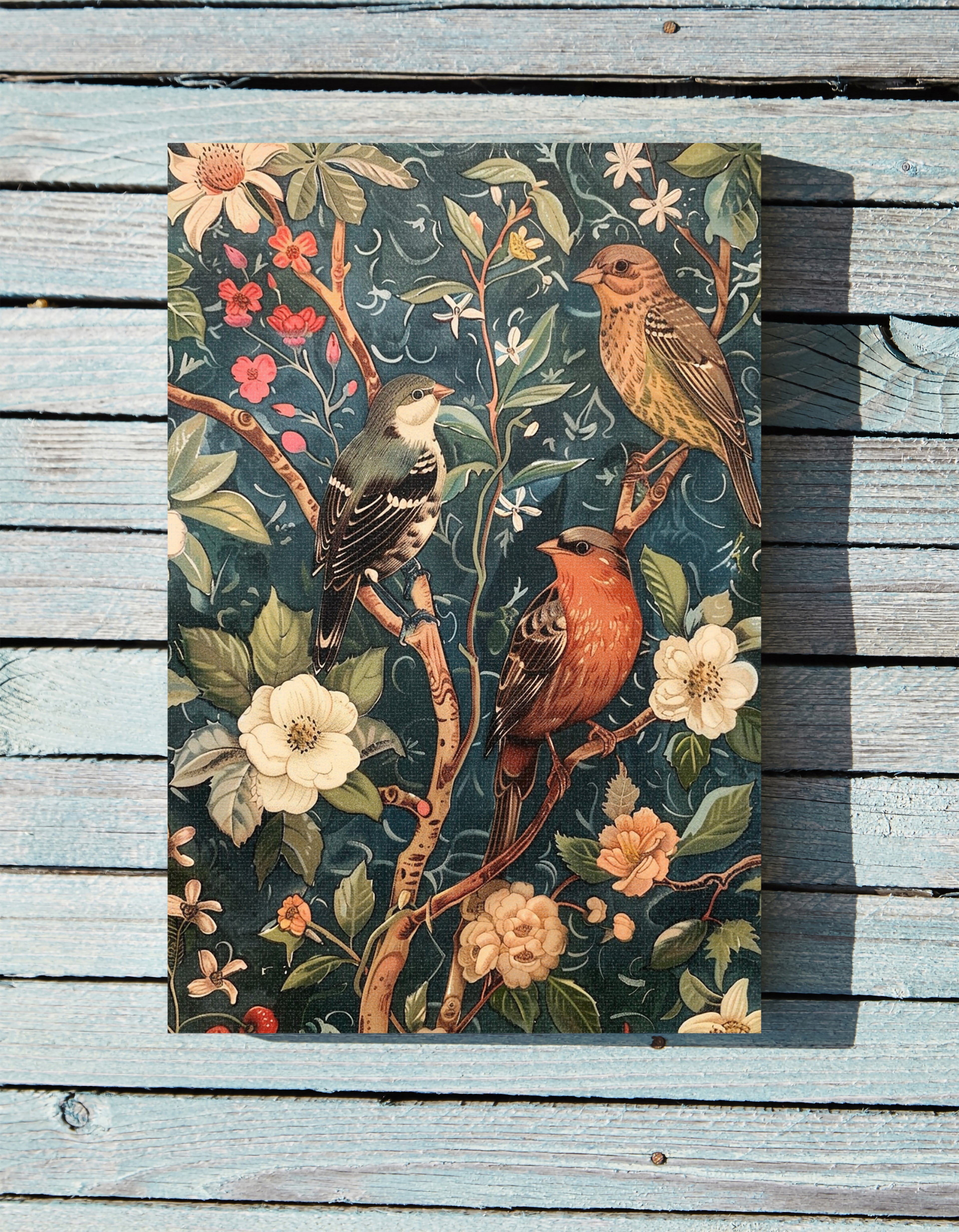 1.25" Matte Canvas - Robin and Sparrow Symphony