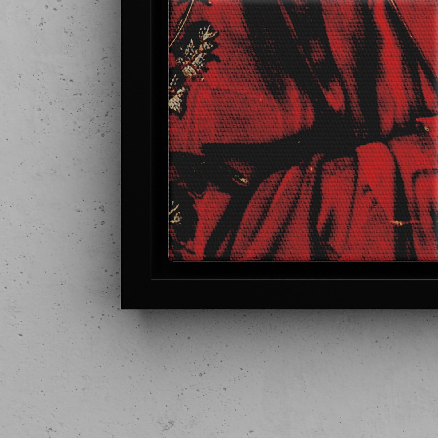 Framed Canvas - Sacred Floral Savior