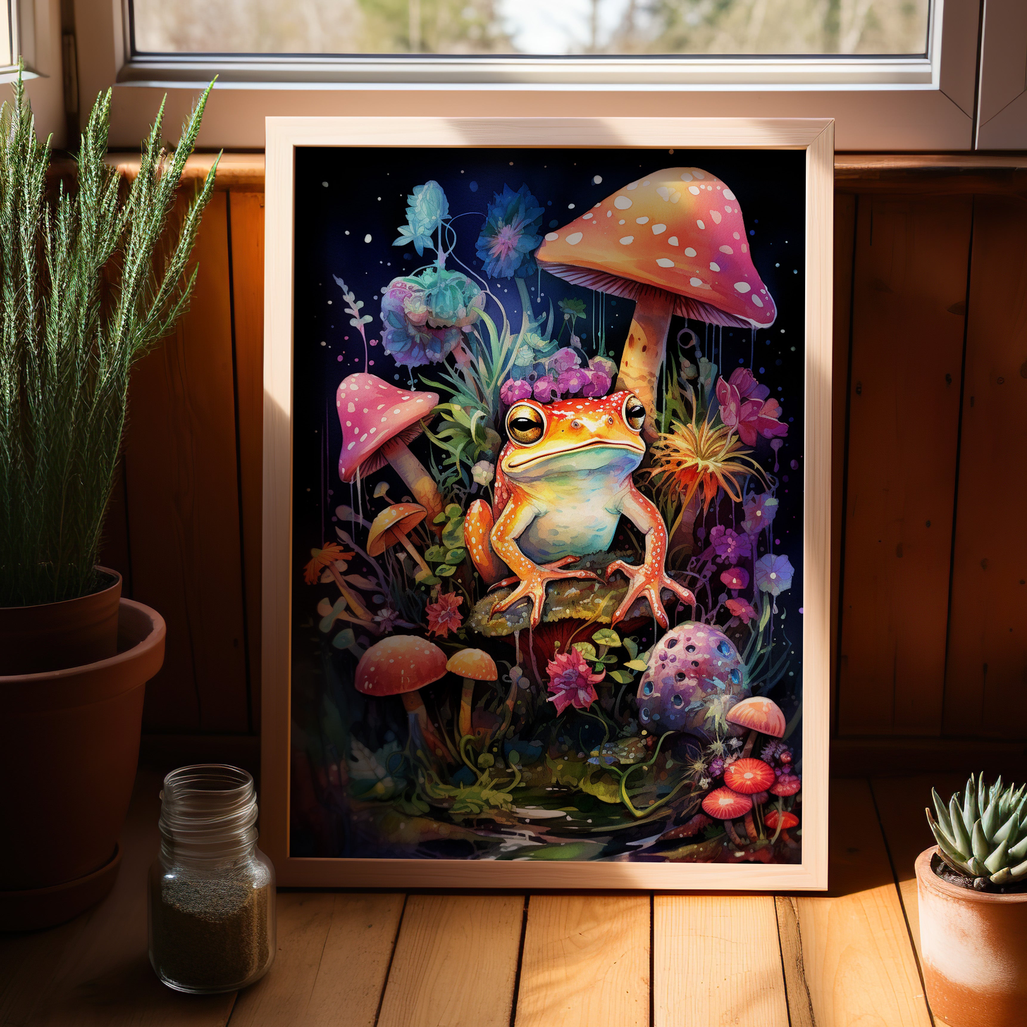 Neon Toadstool Wonderland