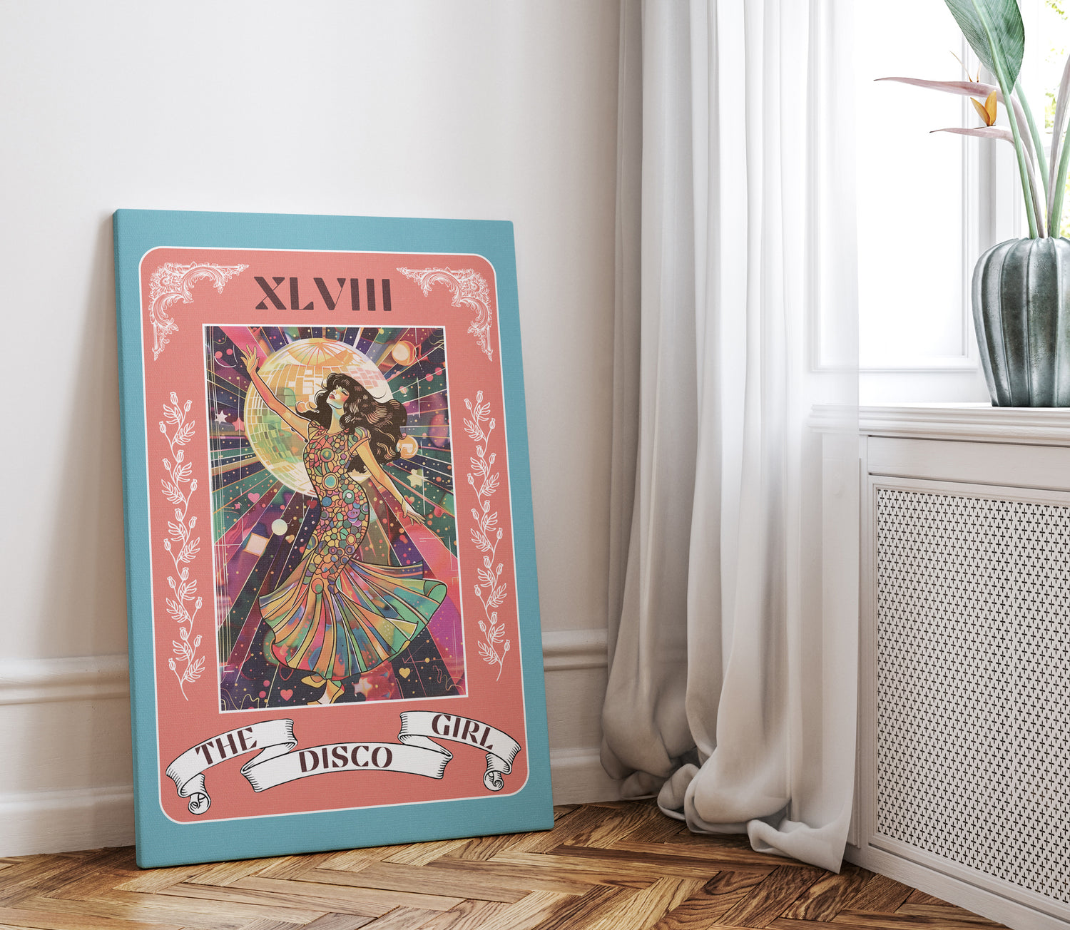 .75" Matte Canvas - The Disco Girl