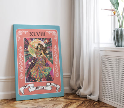 .75" Matte Canvas - The Disco Girl