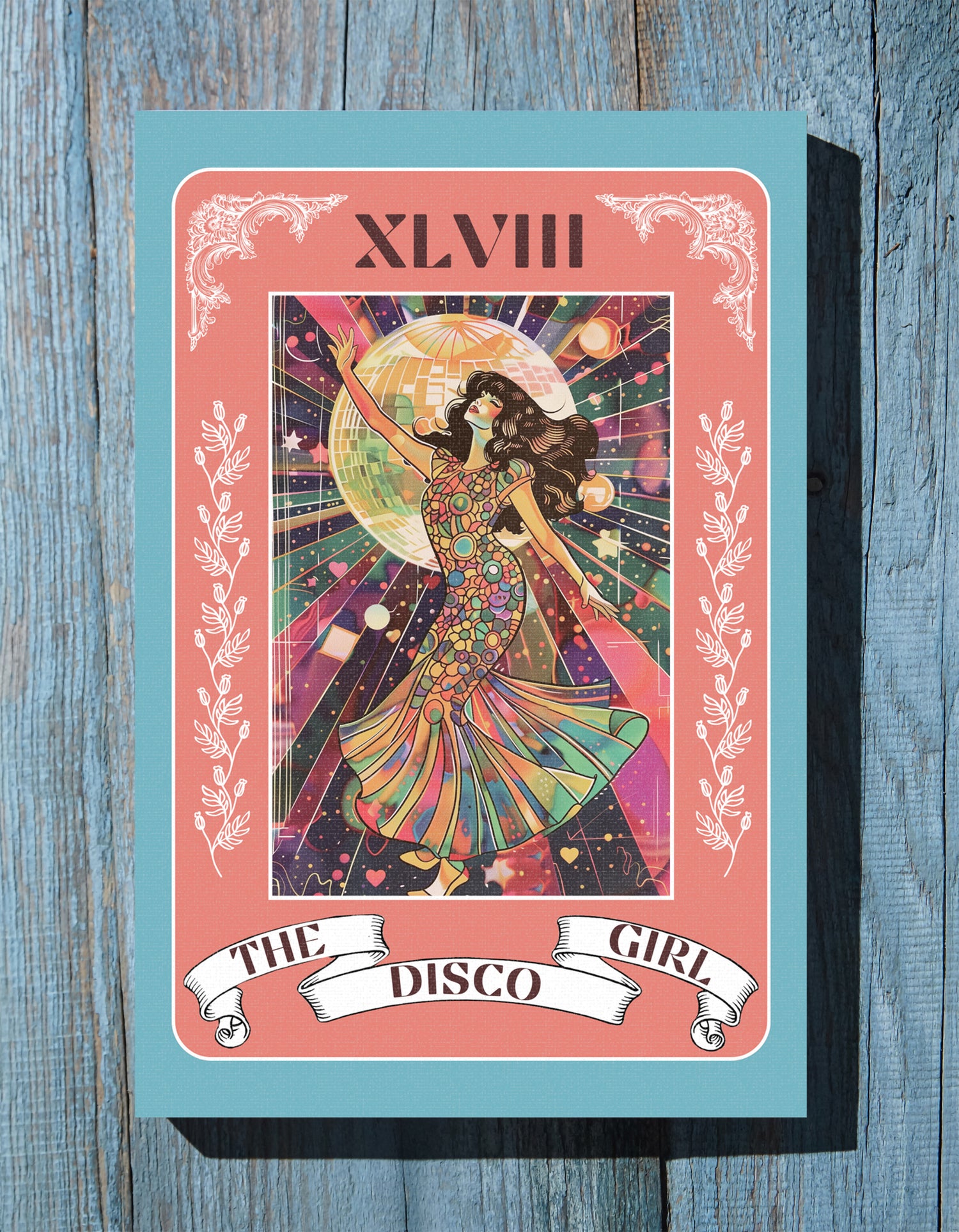 .75" Matte Canvas - The Disco Girl