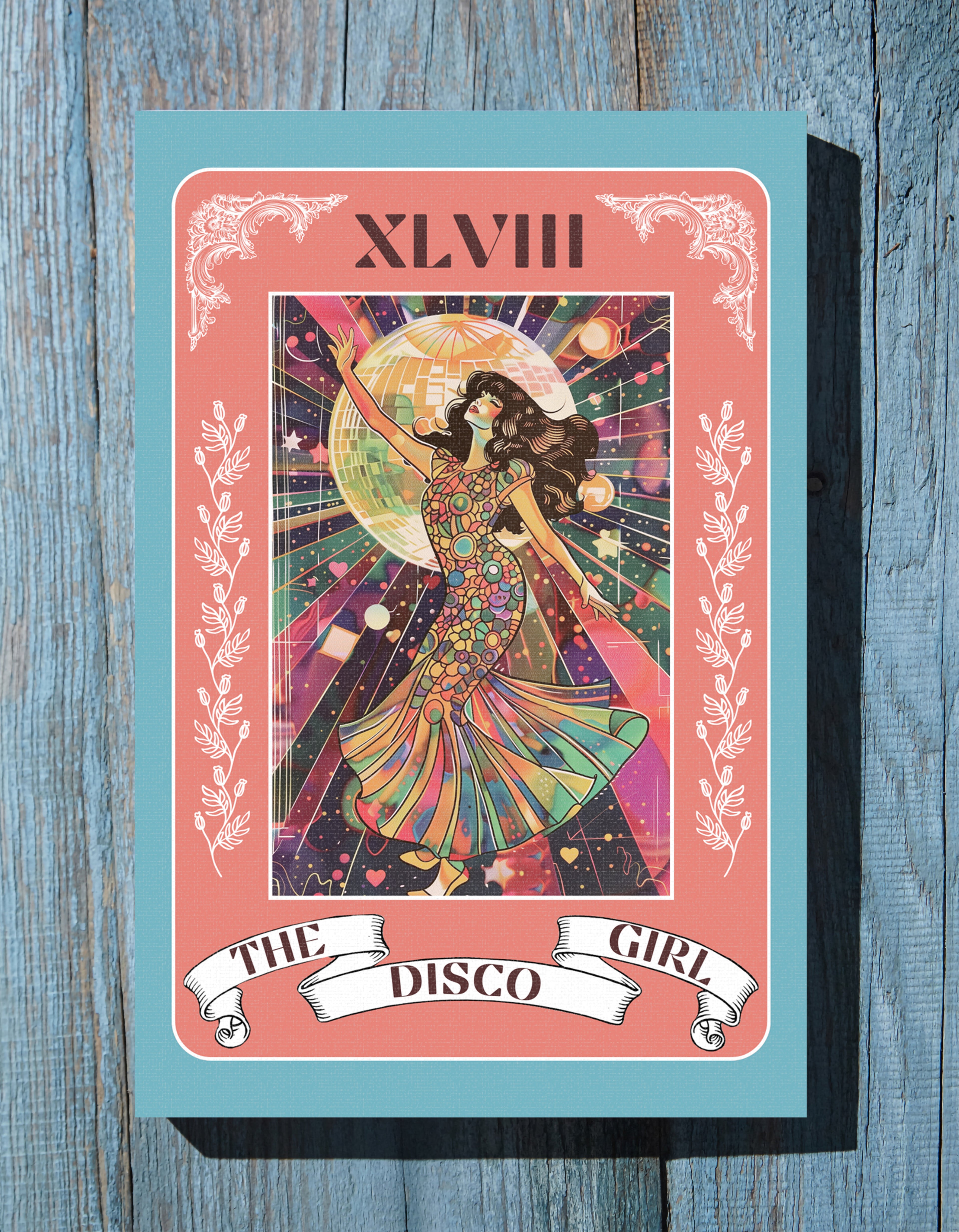 .75" Matte Canvas - The Disco Girl