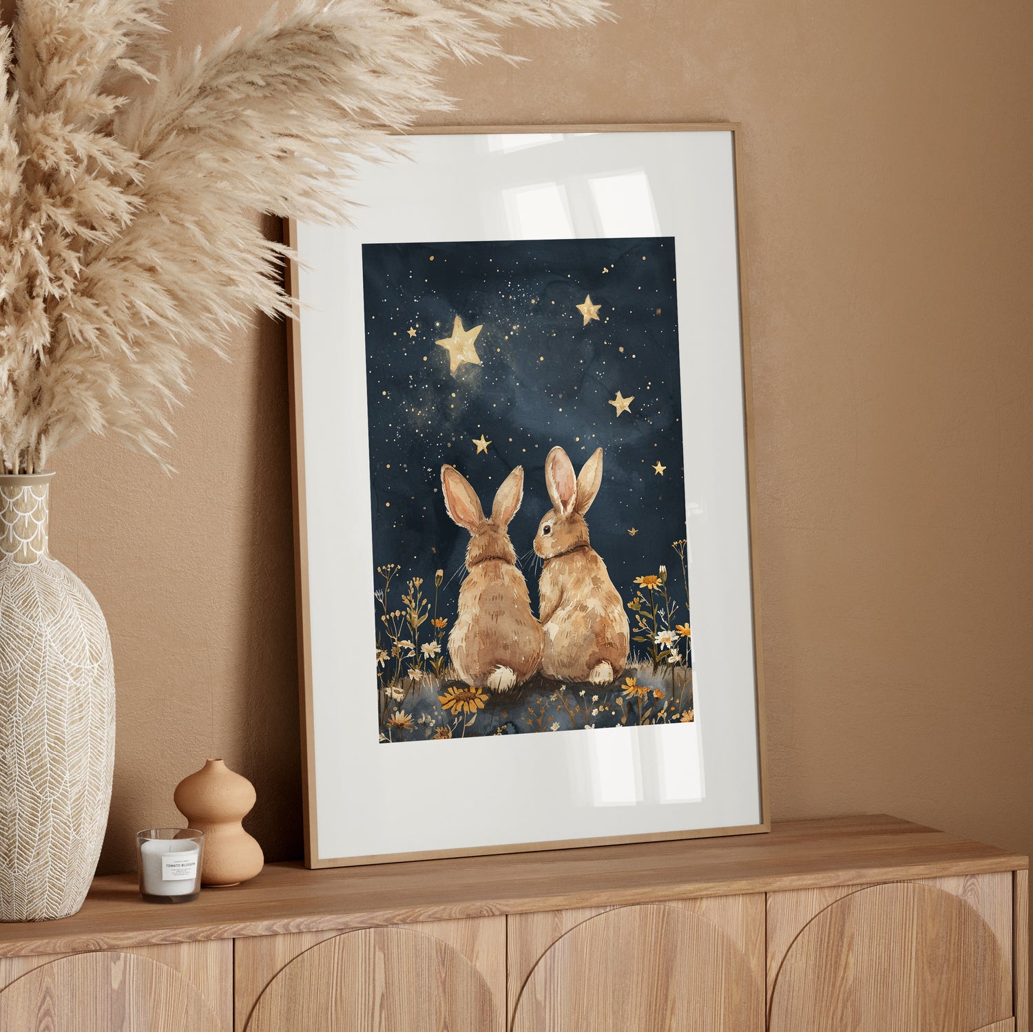 Stargazing Bunnies Love