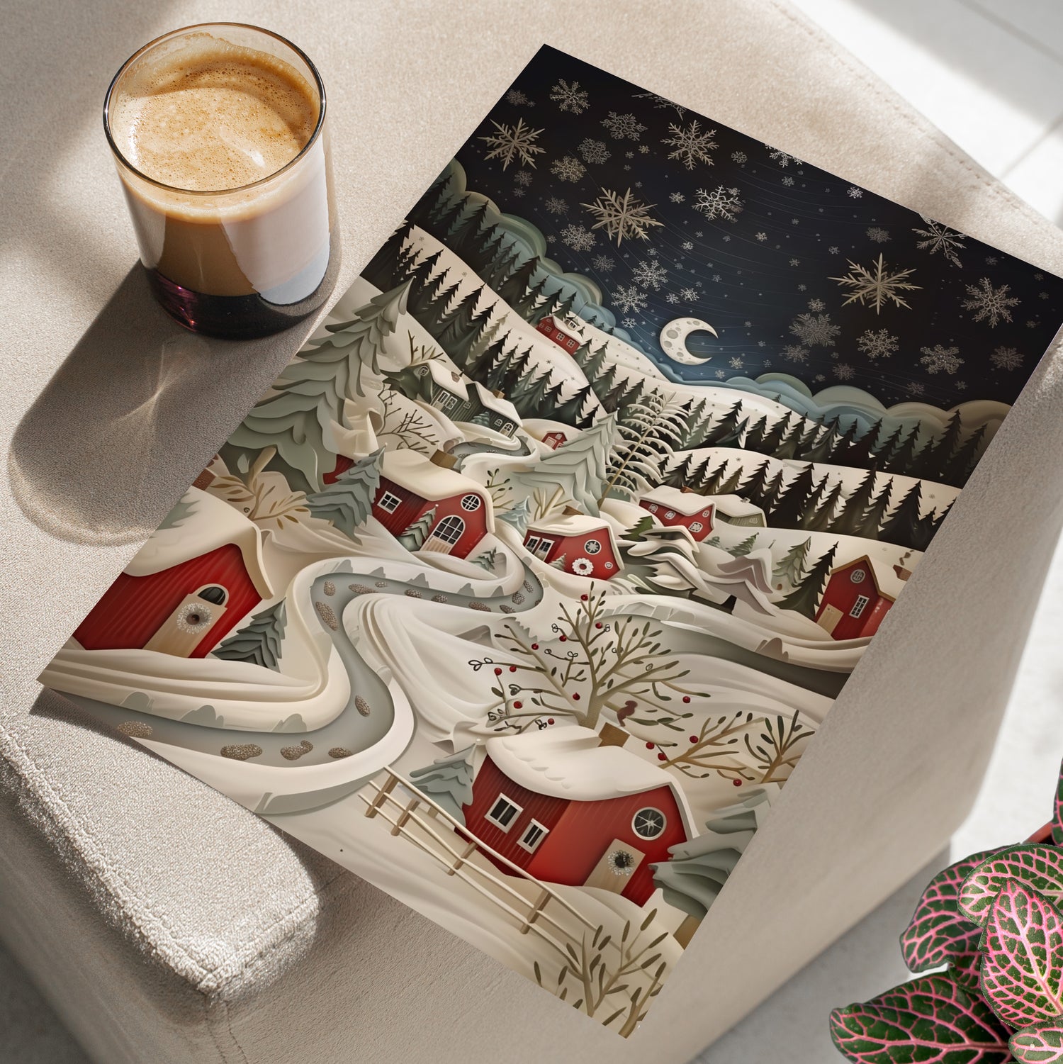 Silent Snowfall Village