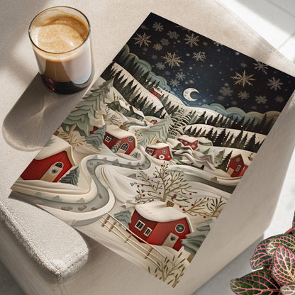 Silent Snowfall Village