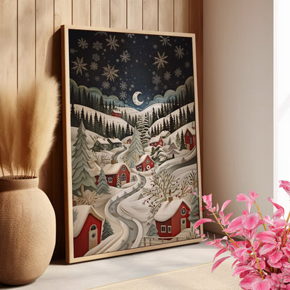 Silent Snowfall Village