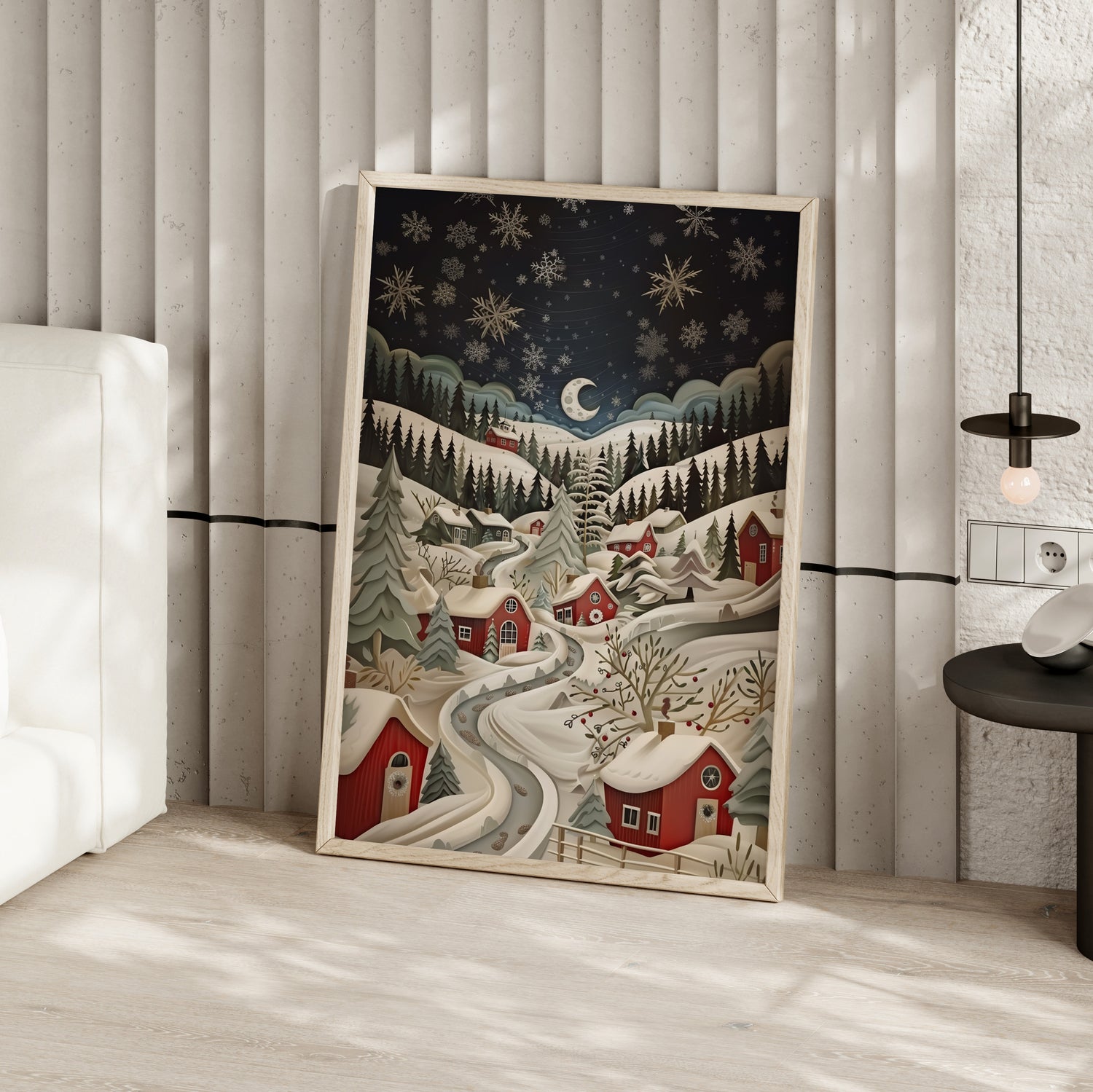 Silent Snowfall Village