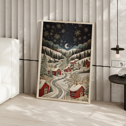 Silent Snowfall Village