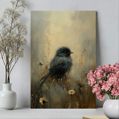 1.25" Matte Canvas - Golden Meadow Bird