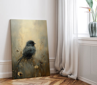 1.25" Matte Canvas - Golden Meadow Bird