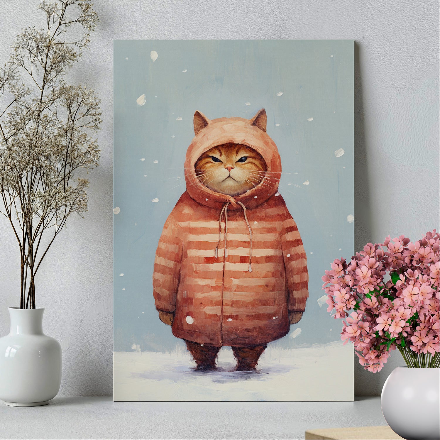 .75&quot; Matte Canvas - Grumpy Winter Floof