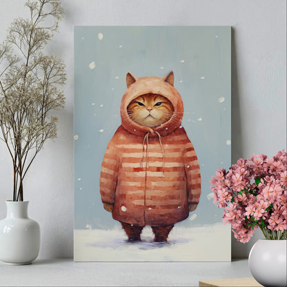 .75&quot; Matte Canvas - Grumpy Winter Floof